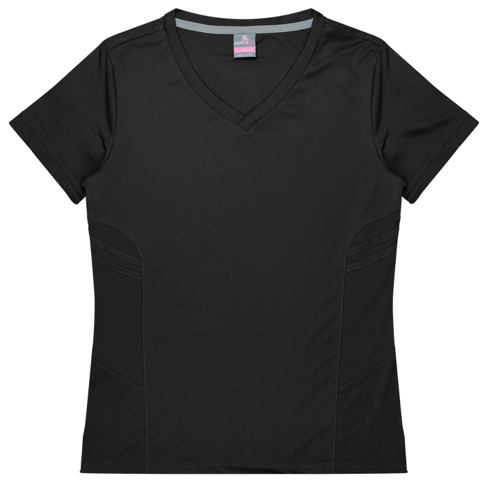 TASMAN LADY TEES - BLACK