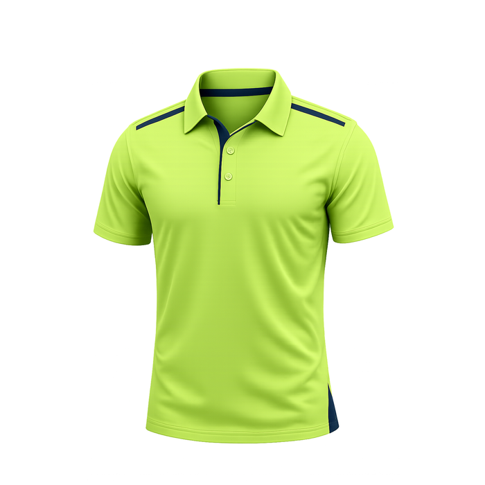 PATERSON MENS POLOS - SAGE/NAVY