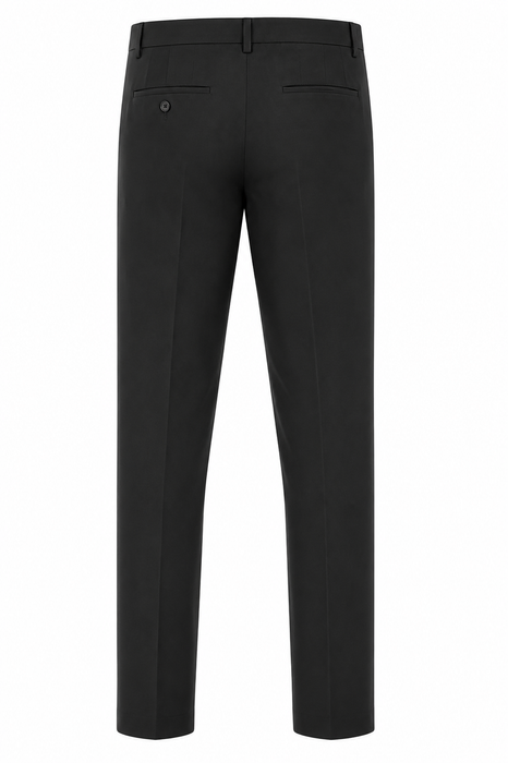 FLAT FRONT PANT MENS PANTS - CHARCOAL