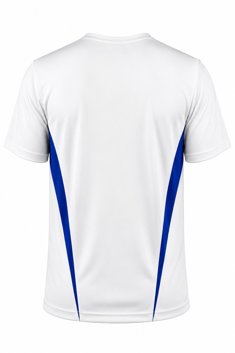 EUREKA MENS TEES - WHITE/ROYAL