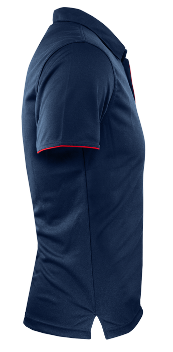 YARRA MENS POLOS - NAVY/RED