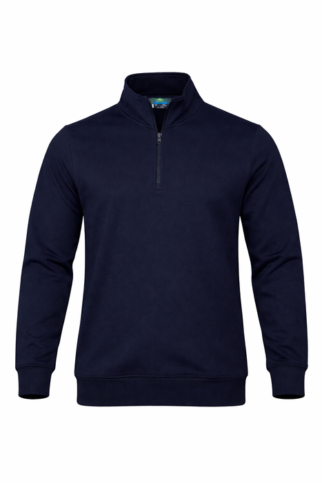 MAWSON KIDS 1/4 ZIP SWEATER - NAVY