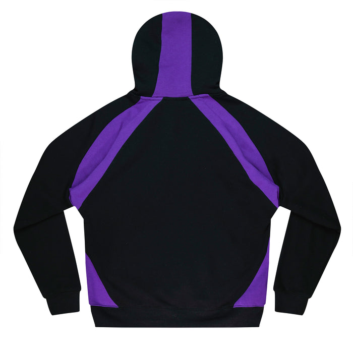 HUXLEY MENS HOODIES - BLK/ELEC. PURPLE/WHT