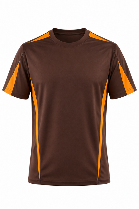 EUREKA KIDS TEES - CHOCOLATE/GOLD