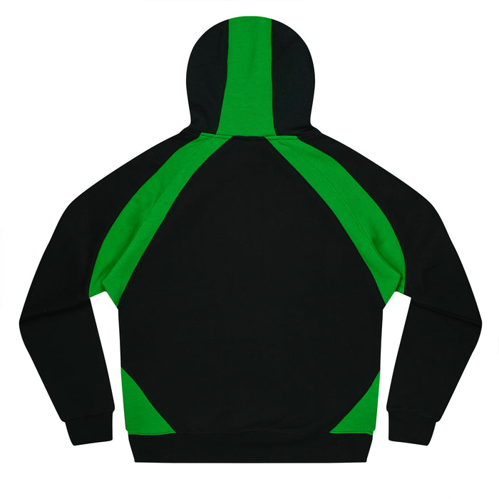 HUXLEY MENS HOODIES - BLK/KAWA GRN/WHT