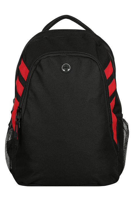 TASMAN BACKPACK - BLACK/RED