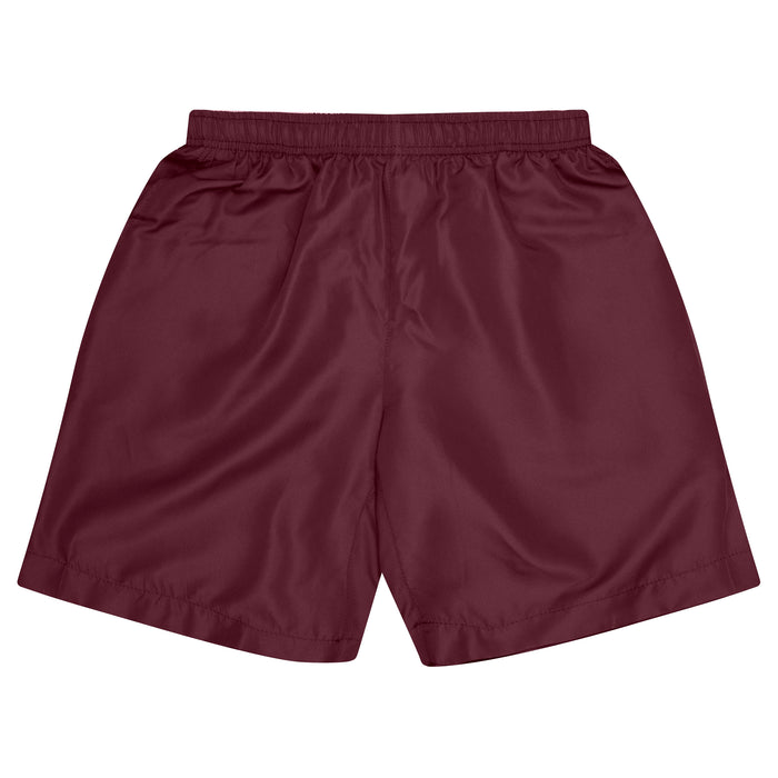 PONGEE SHORT KIDS SHORTS - MAROON