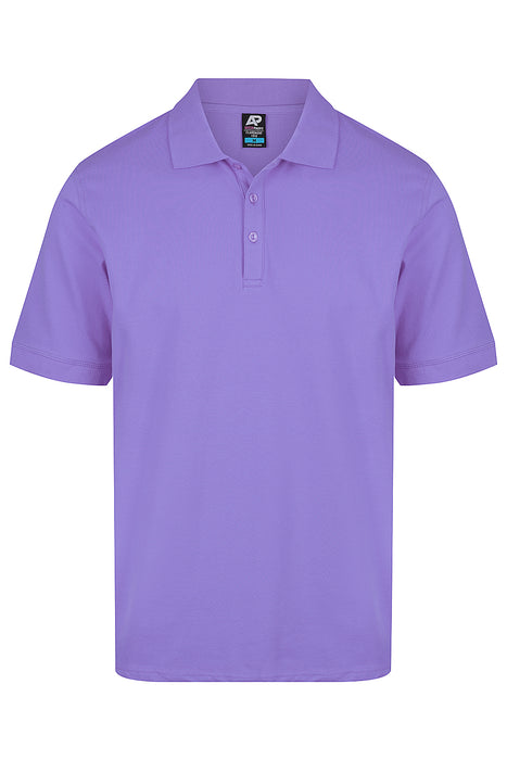 CLAREMONT MENS POLOS - PURPLE