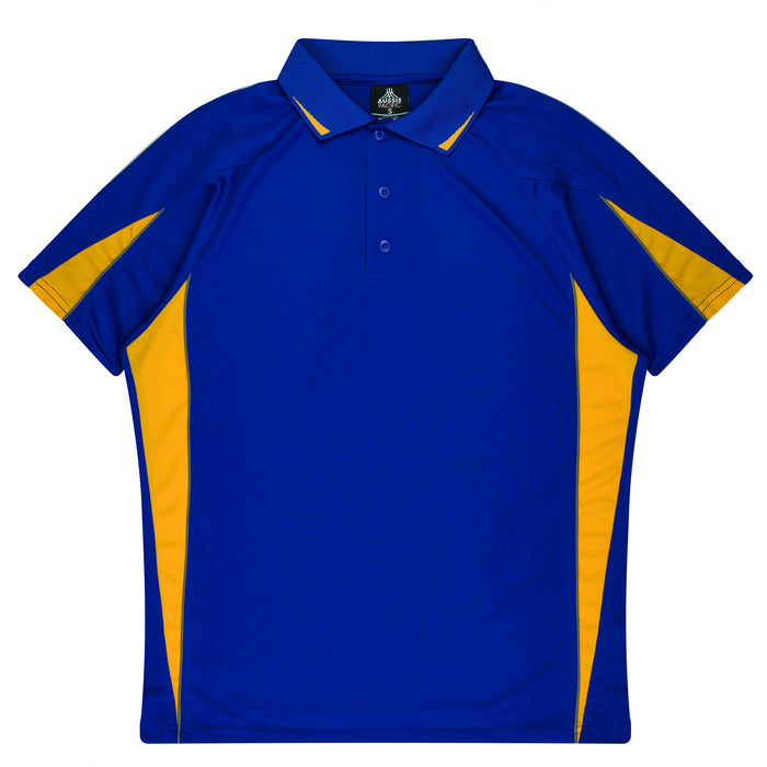 EUREKA KIDS POLOS - ROYAL/GOLD