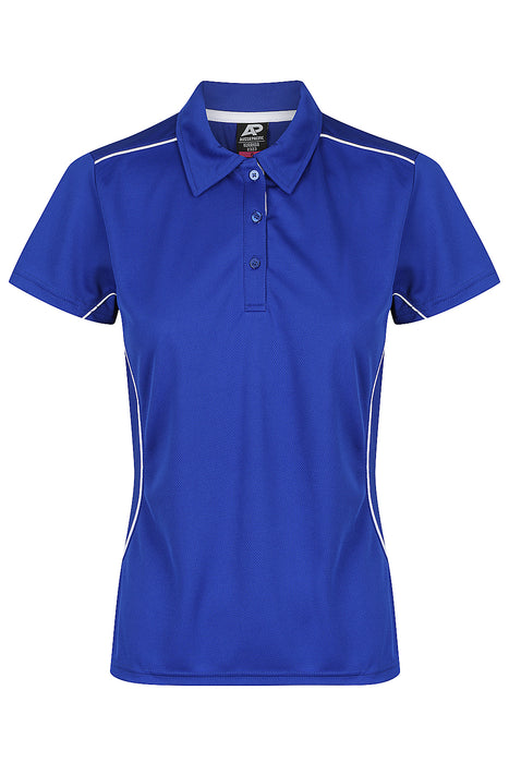 KURANDA LADY POLOS - ROYAL/WHITE