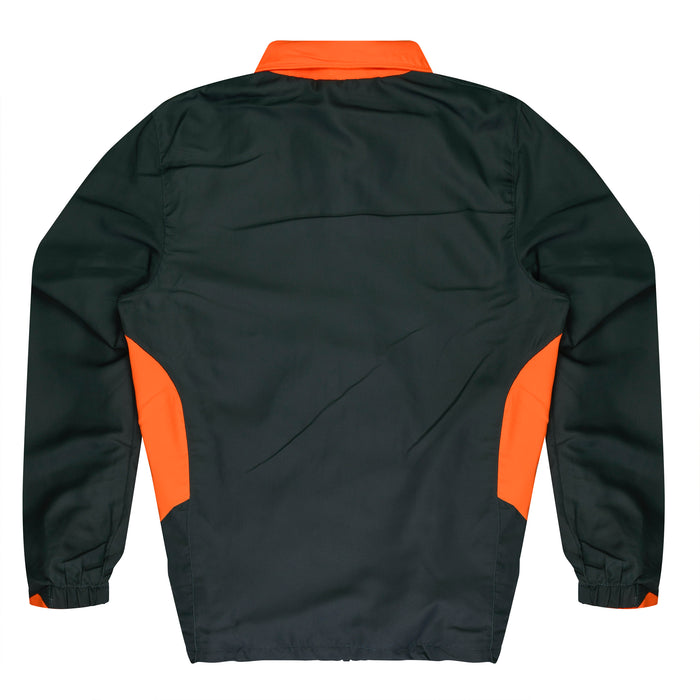 TASMAN KIDS TRACKTOPS - SLATE/NEON  ORANGE