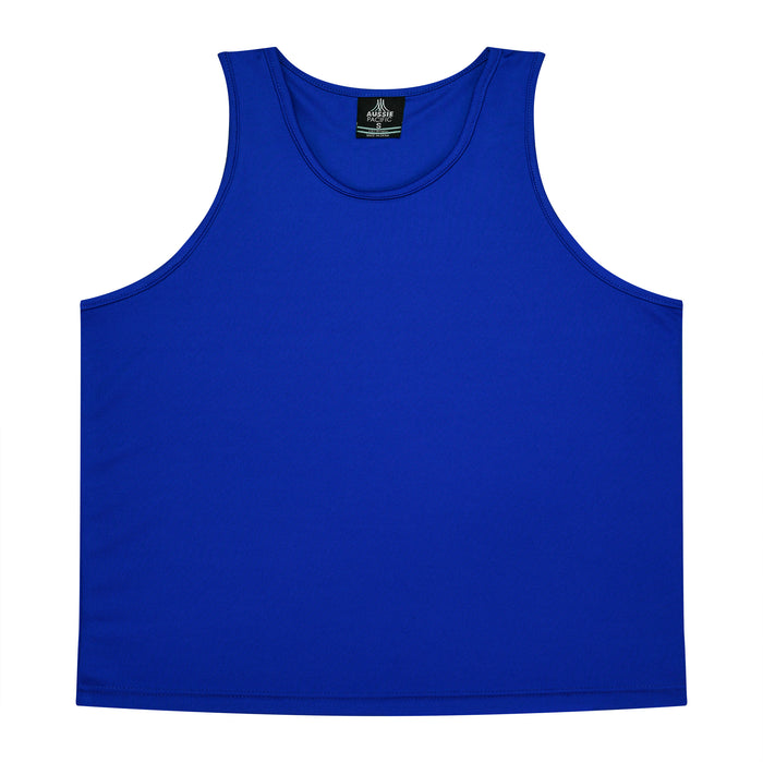 BOTANY MENS SINGLETS - ROYAL