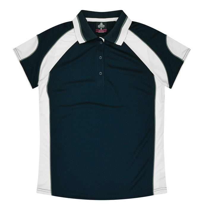 MURRAY LADY POLOS - NAVY/WHITE