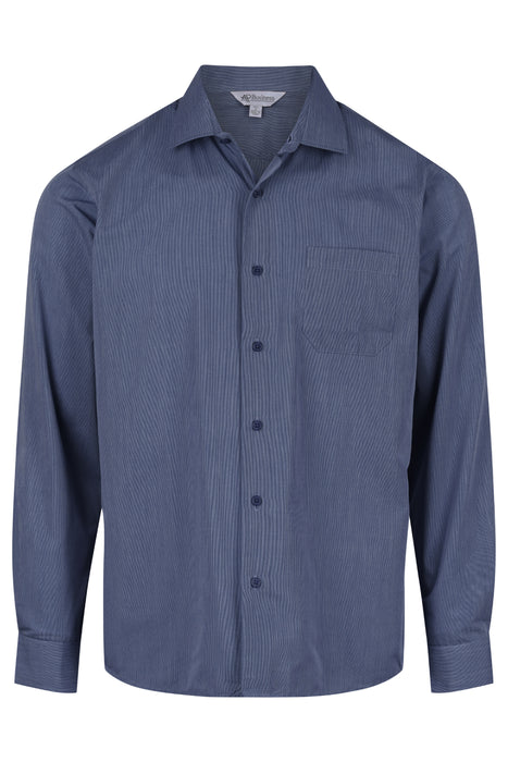 BELAIR MENS SHIRT LONG SLEEVE - NAVY