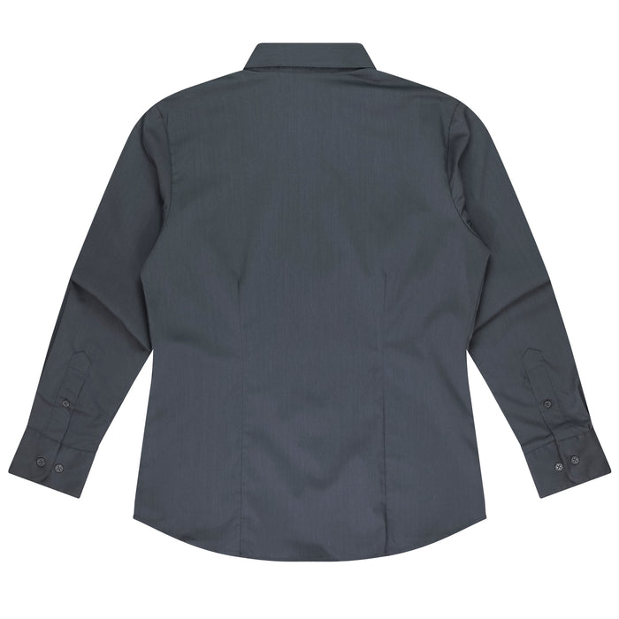 MOSMAN LADY SHIRT LONG SLEEVE - SLATE