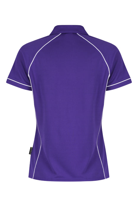 ENDEAVOUR LADY POLOS - PURPLE/WHITE