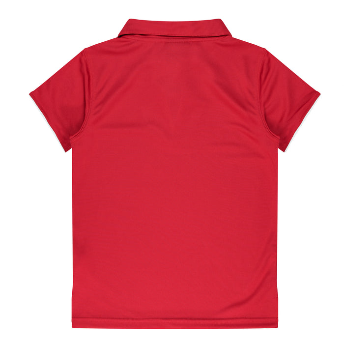 YARRA LADY POLOS - RED/WHITE