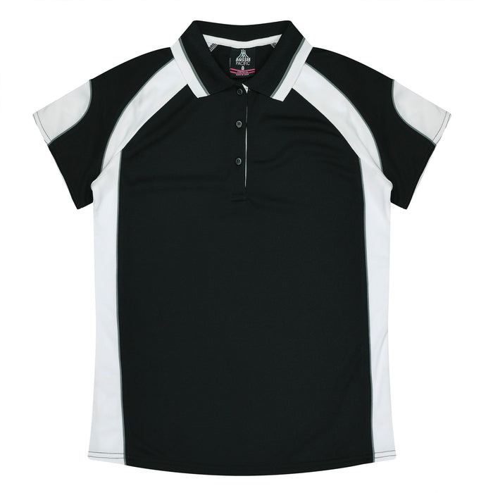 MURRAY LADY POLOS - BLACK/WHITE