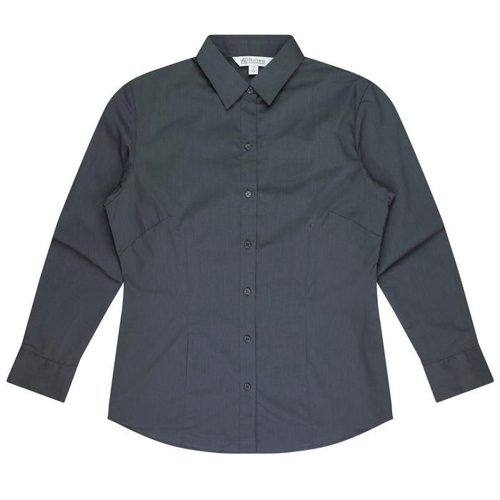 MOSMAN LADY SHIRT LONG SLEEVE - SLATE