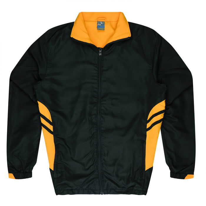 TASMAN KIDS TRACKTOPS - BLACK/GOLD