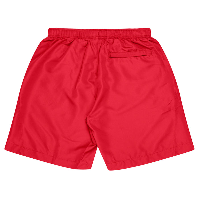 PONGEE SHORT KIDS SHORTS - RED