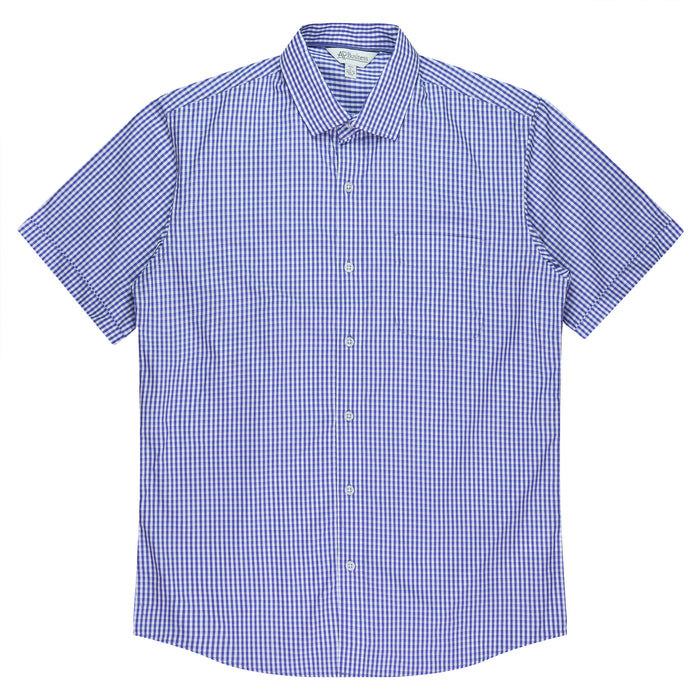 EPSOM MENS SHIRT SHORT SLEEVE - MAUVE