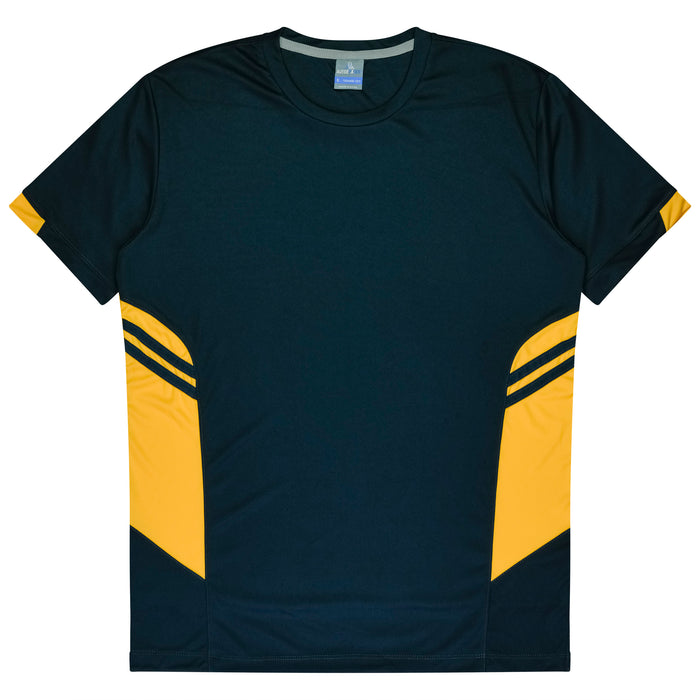 TASMAN KIDS TEES - NAVY/GOLD