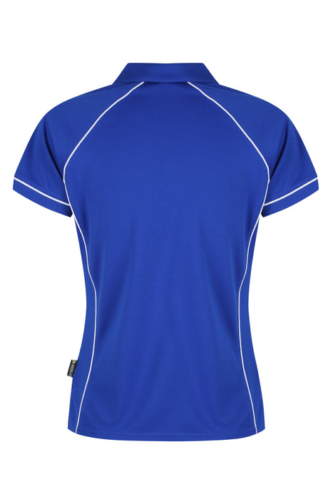 ENDEAVOUR LADY POLOS - ROYAL/WHITE