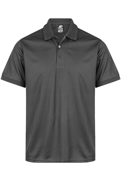 LACHLAN MENS POLOS - SLATE