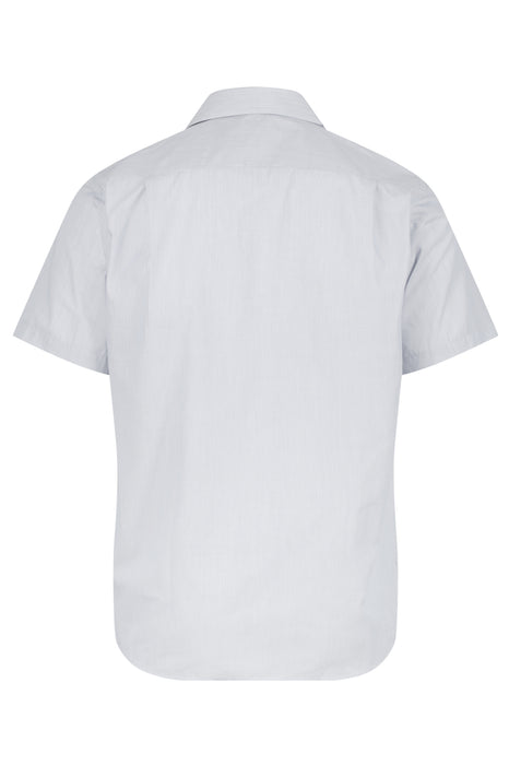 BELAIR MENS SHIRT SHORT SLEEVE - SILVER