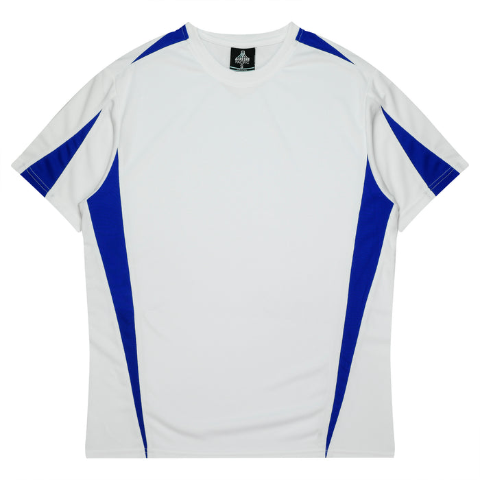 EUREKA MENS TEES - WHITE/ROYAL