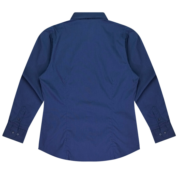 MOSMAN LADY SHIRT LONG SLEEVE - NAVY