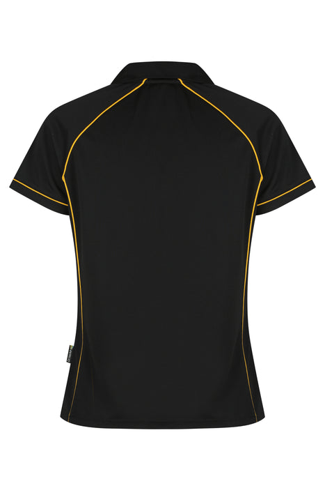 ENDEAVOUR LADY POLOS - BLACK/GOLD