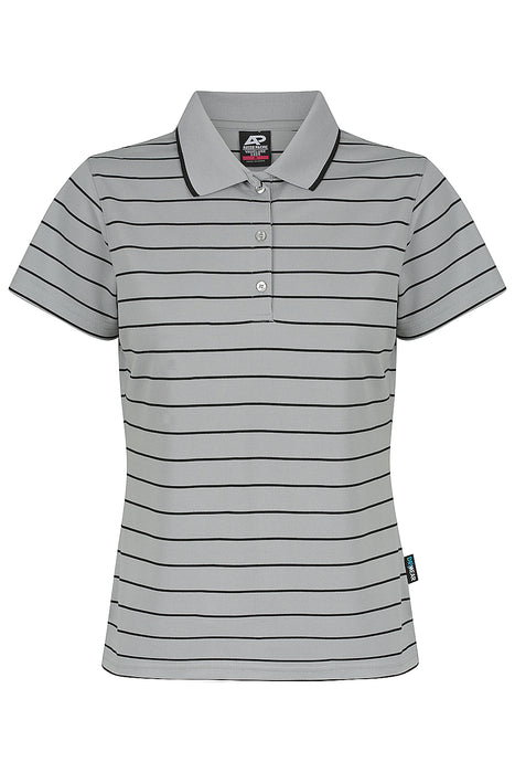 VAUCLUSE LADY POLOS - SILVER/BLACK