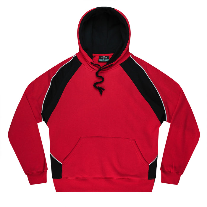 HUXLEY MENS HOODIES - RED/BLACK/WHITE