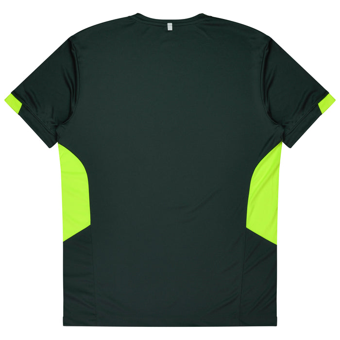 TASMAN MENS TEES - SLATE/NEON YELLOW