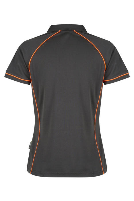 ENDEAVOUR LADY POLOS - SLATE/ORANGE