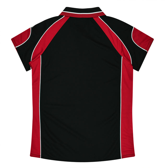 MURRAY LADY POLOS - BLACK/RED