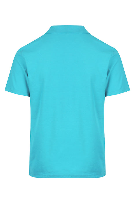 HUNTER MENS POLOS - CYAN