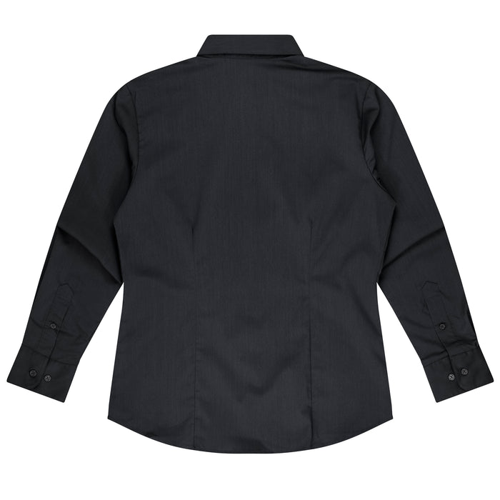 MOSMAN LADY SHIRT LONG SLEEVE - BLACK