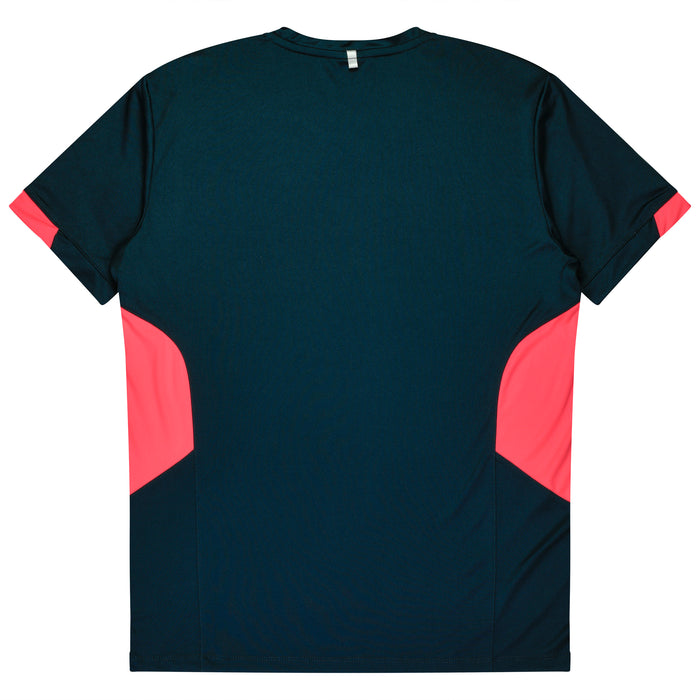 TASMAN MENS TEES - NAVY/NEON PINK