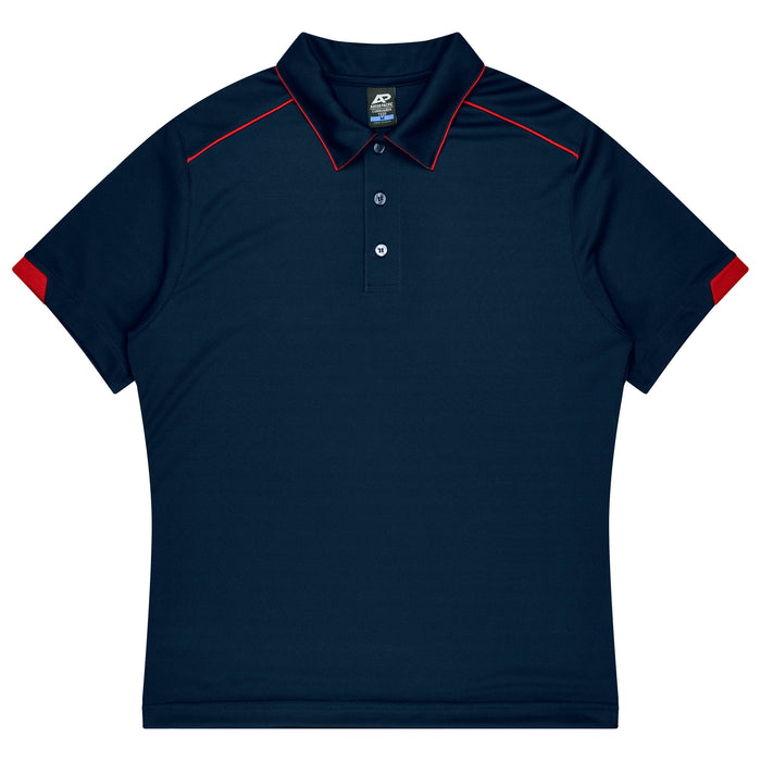 CURRUMBIN KIDS POLOS - NAVY/RED