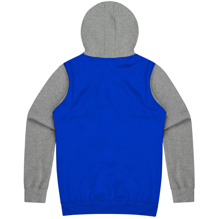 MONASH KIDS HOODIES - ROYAL/GREY