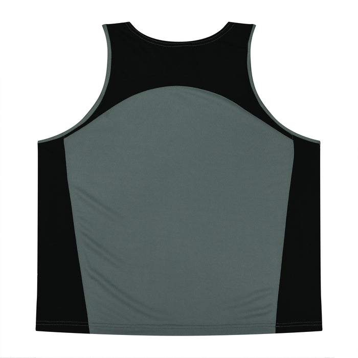 PREMIER MENS SINGLETS - ASHE/BLACK