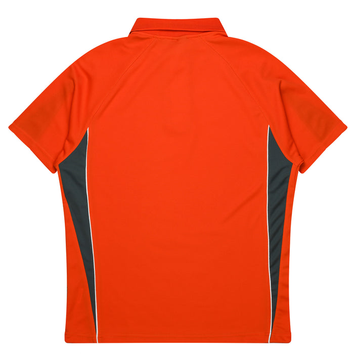 EUREKA KIDS POLOS - ORANGE/CHARCOAL