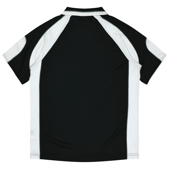 MURRAY KIDS POLOS - BLACK/WHITE