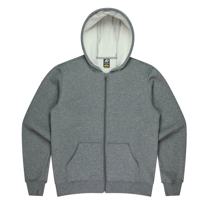 QUEENSCLIFF ZIP KIDS HOODIES - CHARCOAL