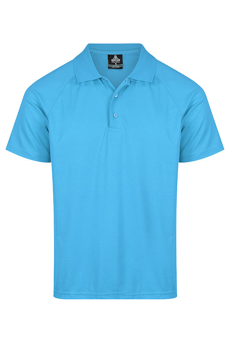 KEIRA MENS POLOS - PACIFIC BLUE