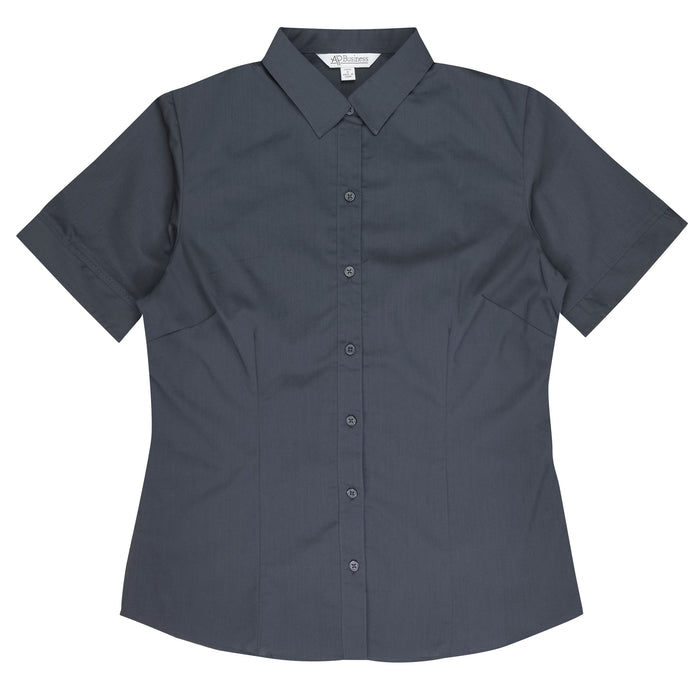 MOSMAN LADY SHIRT SHORT SLEEVE - SLATE