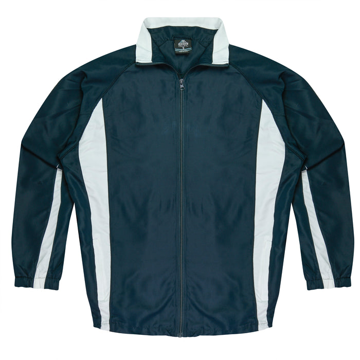 EUREKA MENS TRACKTOPS - NAVY/WHITE